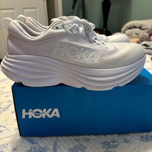 HOKA BONDI 8-WHITE-7